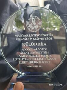 A Kéktói Ménes elnyert díjai